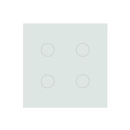 Wifi Smart 4 Gang Touch Switch White