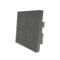 Wifi Smart 4 Gang Touch Switch Black thumbnail 2