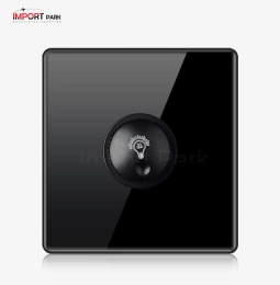 Full Glass fan Dimmer Switch Black