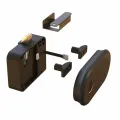 Fingerprint and password system drawer and cabinet lock thumbnail 5