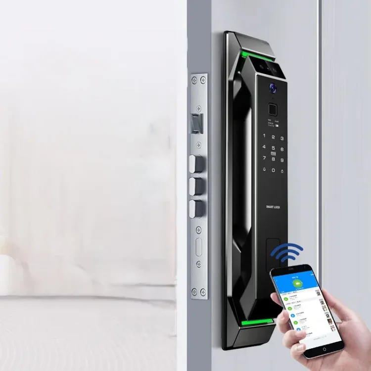L24 WiFi Smart Door Lock with 3D Face & Fingerprint Recognition - ছবি 2