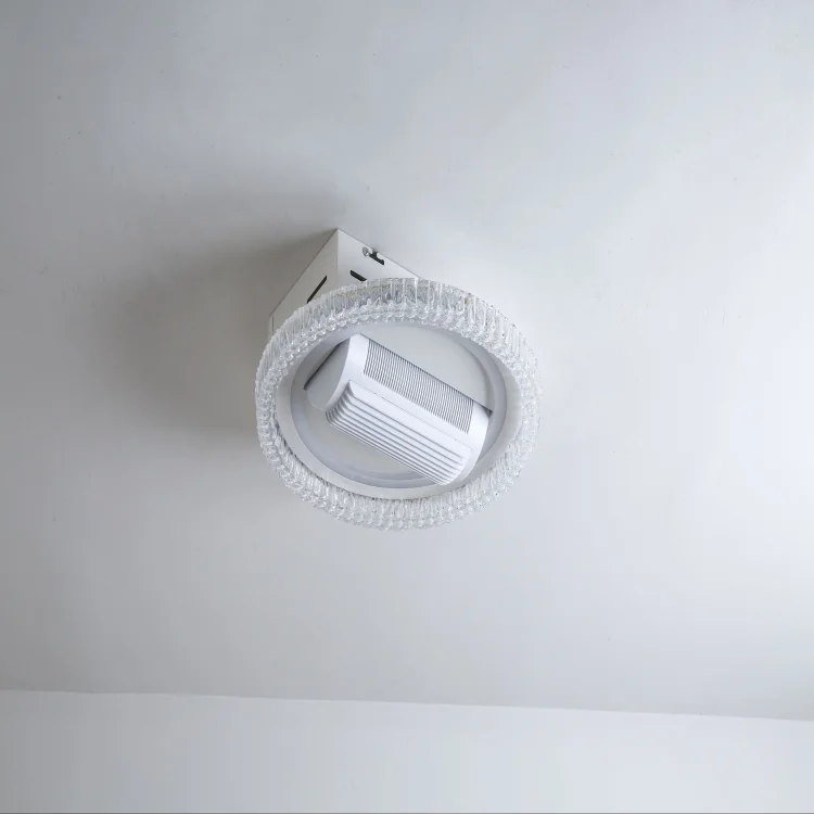 Remote Control Bladeless Ceiling Fan with Dimmable LED Light - FL01C - ছবি 3