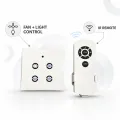 Fan + 2 Light control Switch  with IR Remote thumbnail 1