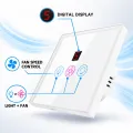 Wifi Smart Fan and Light Switch Digit Version White thumbnail 1