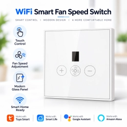 Wifi Smart Fan Switch White