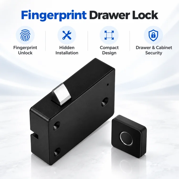 Finger Print Drawer Lock - ছবি 2